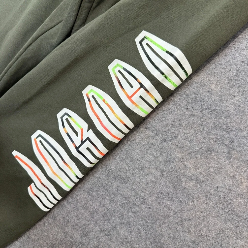 Nike Jordan Flight MVP Jogger Pants‎ Mens XL Fleece Big Logo Olive Green NEW NWT